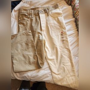 Two toned Levi Ribcage Jeans